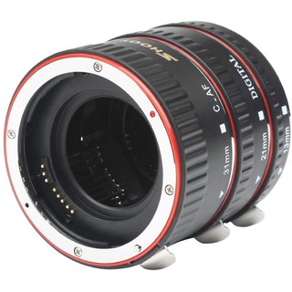 Aluminum AF Auto Focus Macro Extension Tube Set for Canon EOS EF EF-S Lens DSLR Cameras 1100D 700D 650D 600D 550D 500D 450D 400D 350D 300D 100D 70D Close-up(13mm 21mm 31mm)