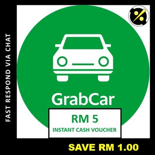★CAN URGENT★ Grab Car GrabCar E Voucher Baucar Rm5 (SAVE RM1)