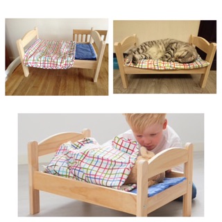 DUKTIG Solid Wood Full Set Cat Bed Dog Bed Katil Kucing katil Anjing Toys Bed