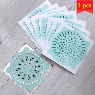 🔥ready stock🔥 Disposable hair anti blocking floor drain pool filter screen toilet sewer hair filter sticker 【buy 10pcs get 12pcs】