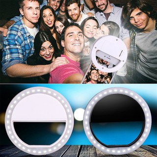 New Selfie LED Ring Fill Light Camera Photography For IPhone Android Phone