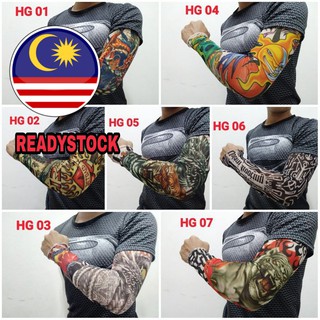 (READYSTOCK MALAYSIA) TATTOO ARM SLEEVES HANDGUARD GOOD QUALITY