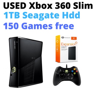 XBOX 360 Slim 1TB HDD (Free 150 Games)
