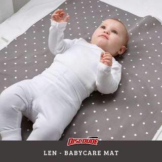 Babycare mat, grey, yellow, 90x70 cm DIAPER CHANGING MAT PORTABLE