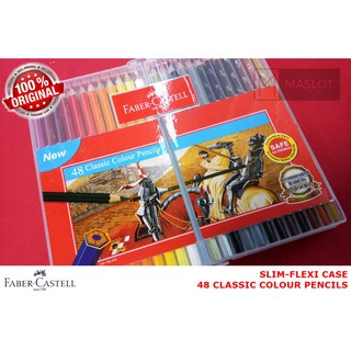 Faber-Castell Slim Flexi-case 48 Classic Colour Pencils (115899)
