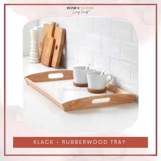 KLACK Rubberwood Kitchen Tray, 38x58 cm