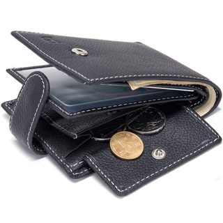 Small Wallet Card Holder Zip Coin Purse Clutch Handbag For Men