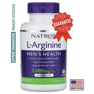 Ready Stocks, L-Arginine MAX 3000mg (Energy for men) 100% Vegetarian, Made in USA