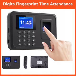 Fingerprint Time Attendance Digital Finger Print Punch Card Machine