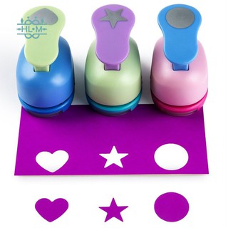 Crafts Punch paper punches ,Punches,Pack of 3,Heart,Circle,Star