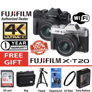 Fujifilm XT20 15-45mm + extra battery original full set 100% original