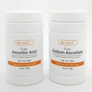 The Real C ASCORBIC ACID & SODIUM ASCORBATE Vitamin C