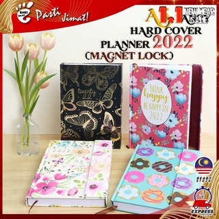 Kaki Jimat 2022 Fancy Hardcover Diary Book (Magnet Lock) A5 Size - Planner Calendar Diary Book Office Daily Dairy
