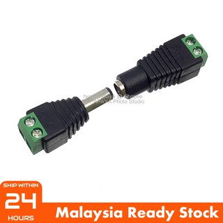 [BEST] 1 Pair of DC Jack Connector for CCTV LED 5050 3528 5630 Strip Light