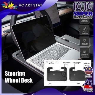 Multi-Functional Portable Steering Wheel Desk - Can be used in any cars