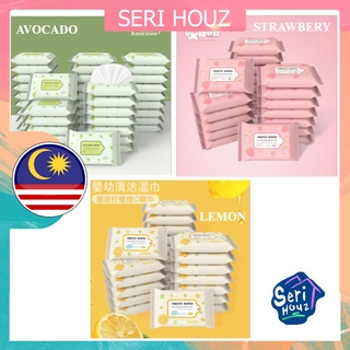 [LOCAL SELLER][READY STOCKS] Wet Tissue 10pcs/pack - Baby wipes/ Food / Travel /School