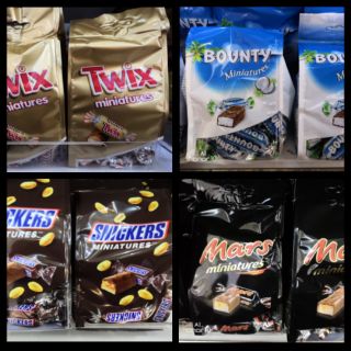 Bounty / Twix / Snickers / Mars Miniatures 220g.