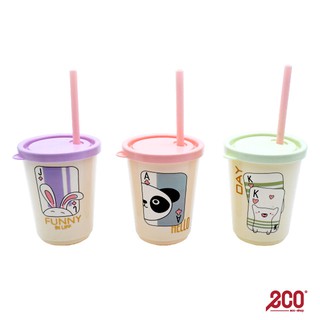 Drinking Cup with Straw 3 IN 1 - 0831