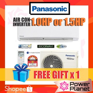 [FREE GIFT] Panasonic 1.0HP or 1.5HP Air Cond X-Deluxe R32 Inverter Air Cond (CS-XPU10WKH / CS-XPU13WKH ) (1)