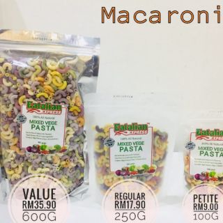 🔥YES PROMO🔥[NATURAL] Mixed Vege Pasta Baby Food Macaroni Eatalian Express (1)