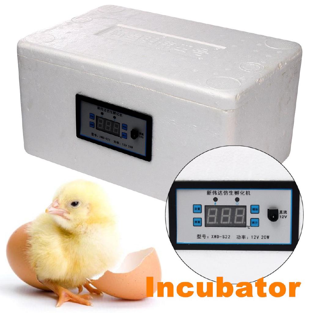 22 Egg Digital Automatic Incubator Chicken Poultry Hatcher