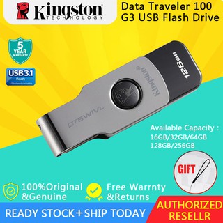KINGSTON Pendrive DTSWIVL USB 3.1 high speed Flash Drive 16GB/32GB/64GB/128GB Thumb Drive USB Stick