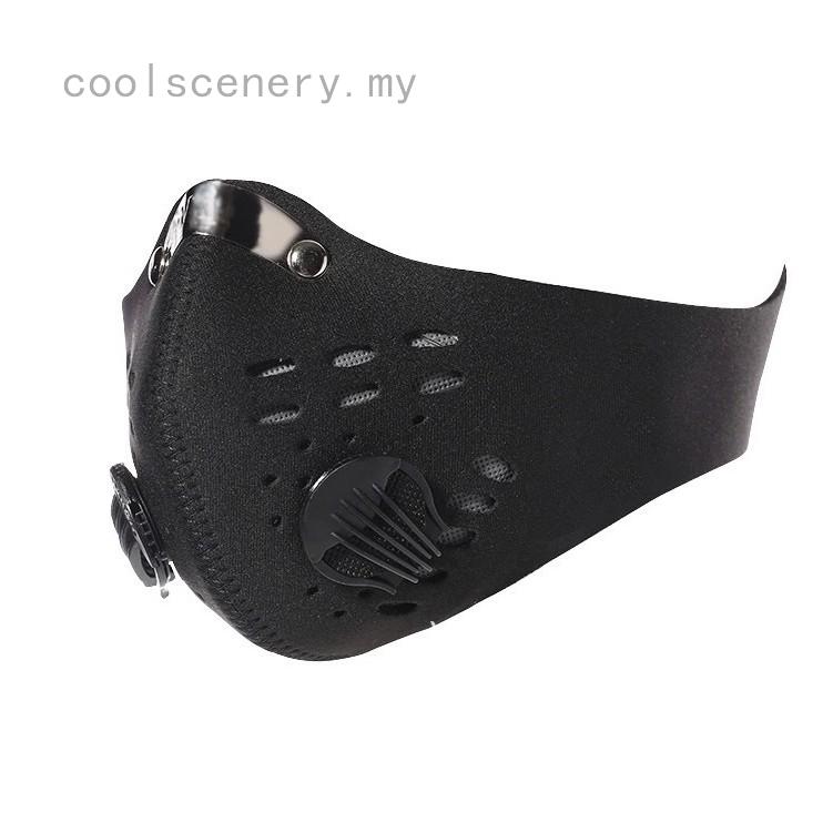 Activated Carbon Anti Dust Bicycle Motorcycle Racing Ski Half Face Mask