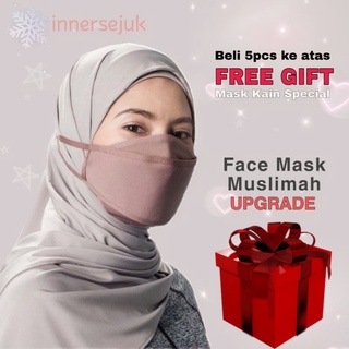 【FREE GIFT】Inner Sejuk Face Mask Diamond Innersejuk Headloop Double Up 3D Plus mask kain washable mask Mask KF94 kain