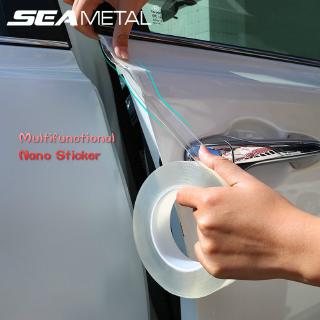 Ready Stock 🌟Car Stickers Ready Stock Car Door Sill Sticker Protector Nano Tape Car Door Scratchproof Accessories