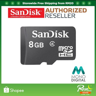 SanDisk 8GB/ 16GB/ 32GB Class 4 MicroSDHC Memory Card