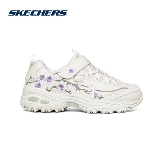 Skechers Girls D'Lites Shoes - 302507L-WHT