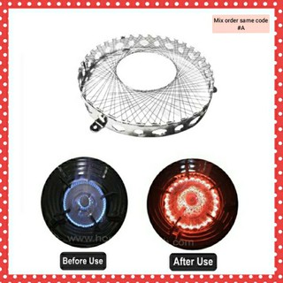🔥Gas Stove Torch Net Gas Cooker 🔥Windproof Energy Saving Circle Cover Case Mesh Kitchen / penjimatan gas (1)