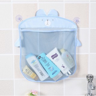 Baby Bath Toys Mesh Storage Bag Organizer with Suction Cup (1)