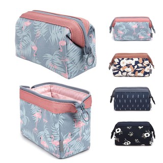 Flamingo Cosmetic Bag Women Make Up Bag Travel Waterproof Portable Makeup Bag