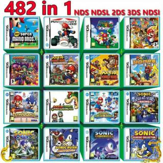 [Ready Stock]3DS Game Card 482in1 Collection Game For Nintendo 3DS NDS DS DSI Zelda Pokemon
