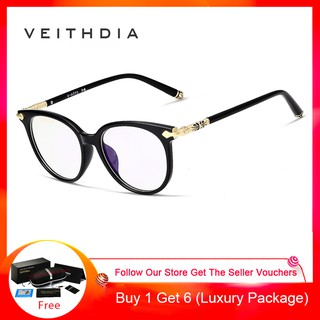 VEITHDIA Unisex Blu-ray Computer Glasses Optical Frame Men/Women V8003