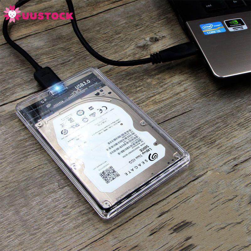 Hot ABS USB 3.0 External ATA Hard Drive Enclosure SSD HDD Disk Case uustock