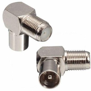 Connector 90° Right Angle TV Plug Coaxial F Male Aerial Plug Cable