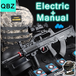 [Ready Stock] QBZ Gel Ball Auto/Manual Gel Blaster Rifle Eat Chicken Gift Water Ball ToyGun Outdoor Game