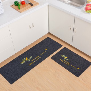 Ready Stock 2PCS/set Kitchen Floor Mat Non-Slip Outdoor Welcome Rugs Carpets