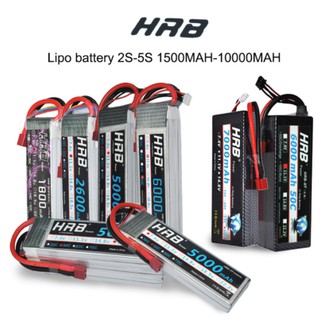 HRB RC Lipo 1S 2S 3S 4S 5S 3.7V 7.4V 11.1V 14.8V 18.5V Battery 1500mah 2200mah 3