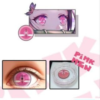 [🇲🇾 ready stock] COSPLAY NEZUKO KAMADO Demon Slayer Pink colored animation crazy Korea Japan cosplay contact lens
