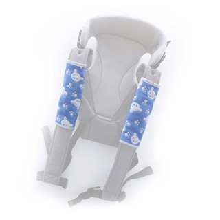 IsALifestyle Baby Teething Pads Drooling Saliva Bib Pad For Baby Carrier Stroller Bag 1 Pair 2 Way Reversible DP