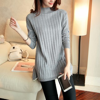 Winter New Women's Knitted Shirts Slim Turtleneck Sweater