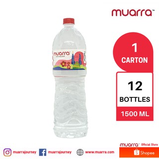 Muarra Mineral Water 1 Carton (12 x 1500ml)