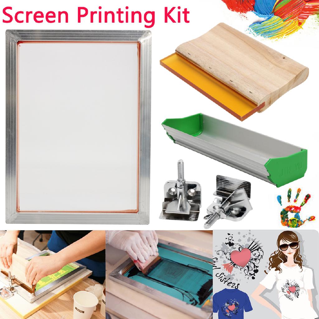 5PCS/SET Screen Printing Kit A4 screen printing set