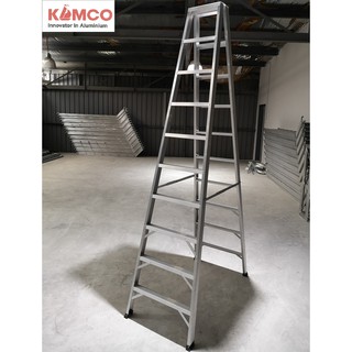 Kamco Aluminium 10-STEP A-Frame "DOUBLE" Sided Foldable Ladder Tangga