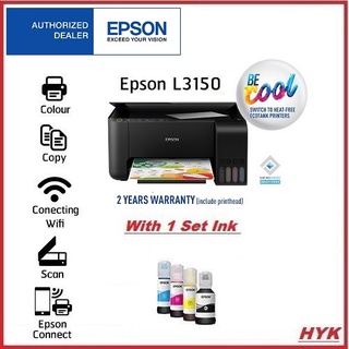 Epson EcoTank L3110/L3150 Wi-Fi All-in-One Ink Tank Printer -Similar G2010/G3010/L3150