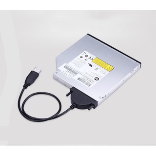 USB 2.0 to Mini Sata II 7+6 13Pin Adapter CD/DVD ROM Drive Converter Cable