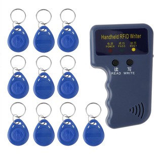 Handheld 125KHz RFID Copier/Writer/Readers/Duplicator With 10PCS ID Tags